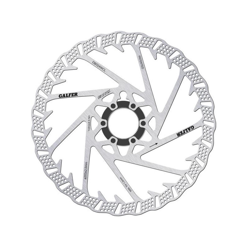 Galfer Shark DB024WCL Centerlock 203mm x 2.0mm Bremsscheibe