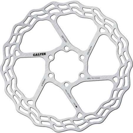 Galfer Road Wave DB102W 6 Loch 160mm x 1.8mm Bremsscheibe