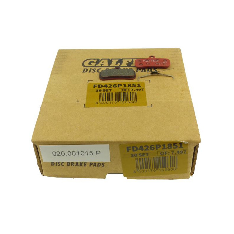 Galfer Advanced FD426 Shimano XTR/XT/SLX/Saint/Zee Bremsbeläge Werkstattverpackung 30 Paar