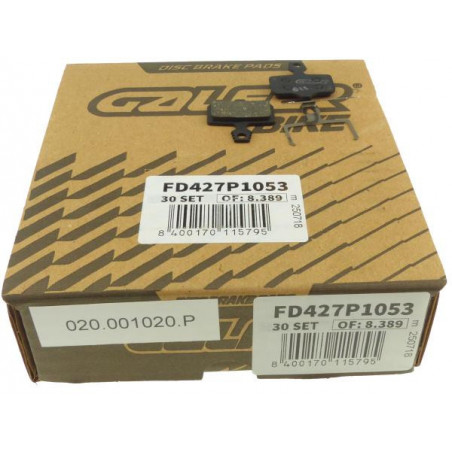 Galfer Performance FD427 Sram Red AXS/Force AXS/Level/Avid Elixir Bremsbeläge Werkstattverpackung 30 Paar