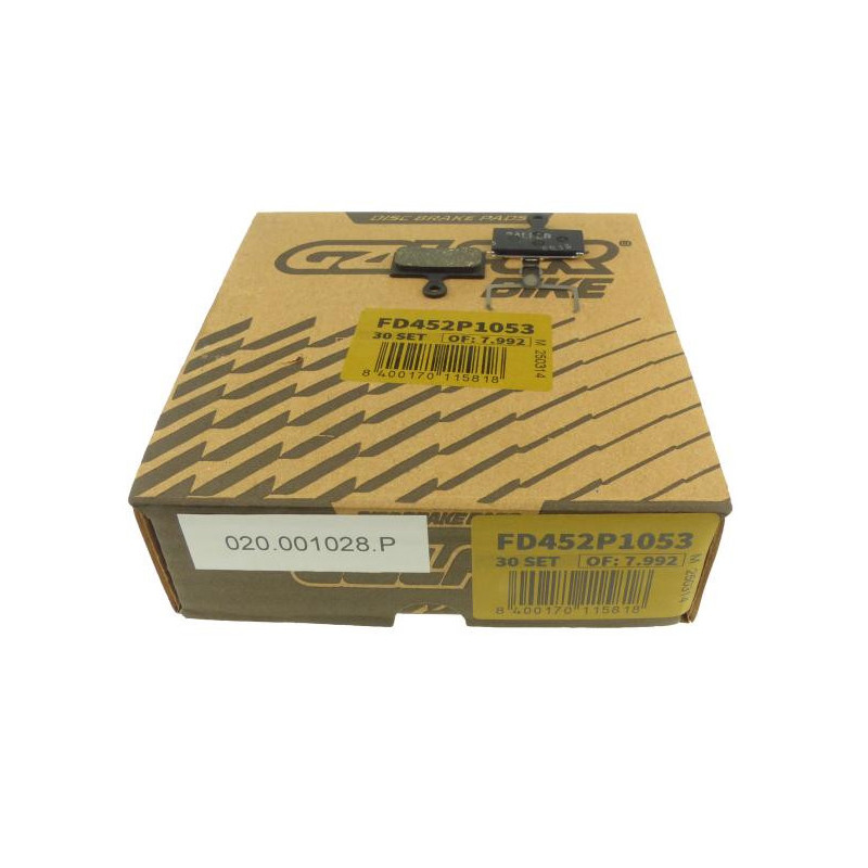 Galfer Performance FD452 Shimano XTR/XT/SLX/Deore Bremsbeläge Werkstattverpackung 30 Paar