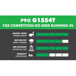 Galfer Pro FD469 Sram Red 22/Force 22, Rival 22/Level TLM/Ultimate Bremsbeläge