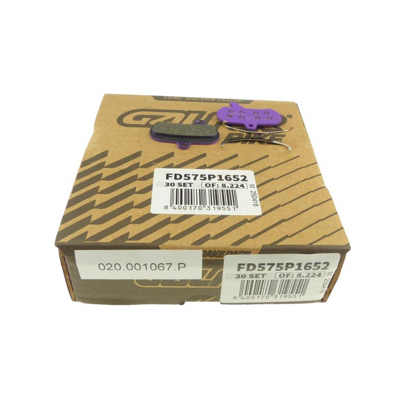 Galfer E-Bike FD575 Sram Maven Ultimate/Silver/Bronze/Base Bremsbeläge Werkstattverpackung 30 Paar