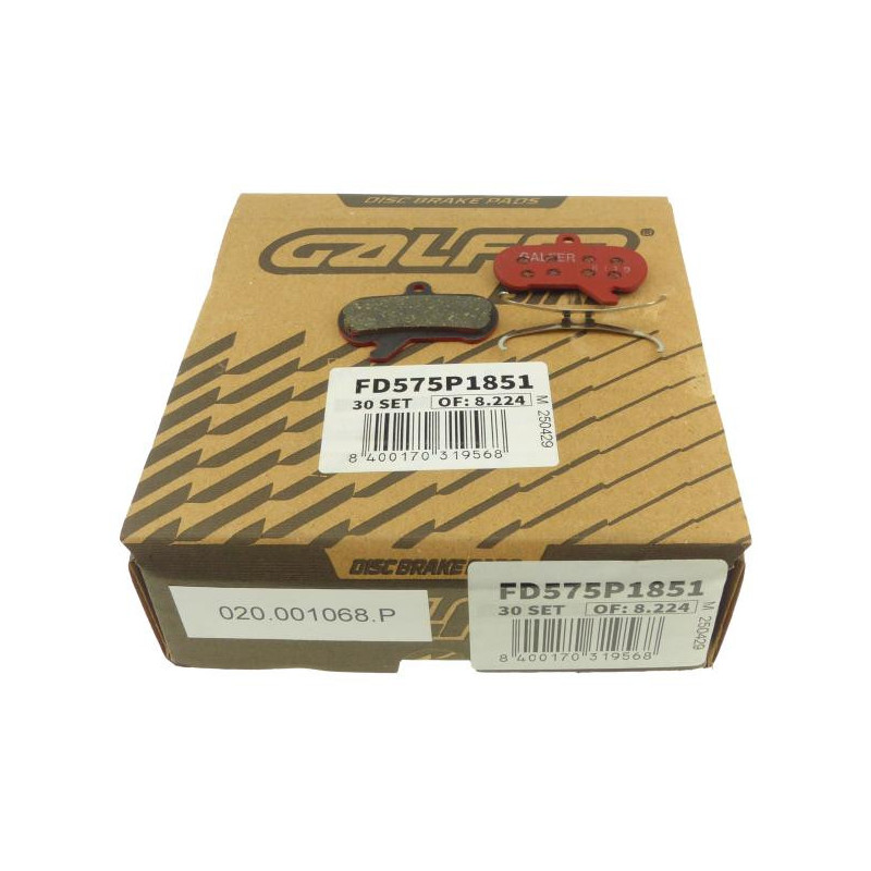 Galfer Advanced FD575 Sram Maven Ultimate/Silver/Bronze/Base Bremsbeläge Werkstattverpackung 30 Paar