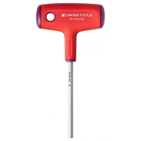 PB Swiss Tools PB 1206 Grösse 5/80 mm Quergriff Innensechskant-Schraubenzieher