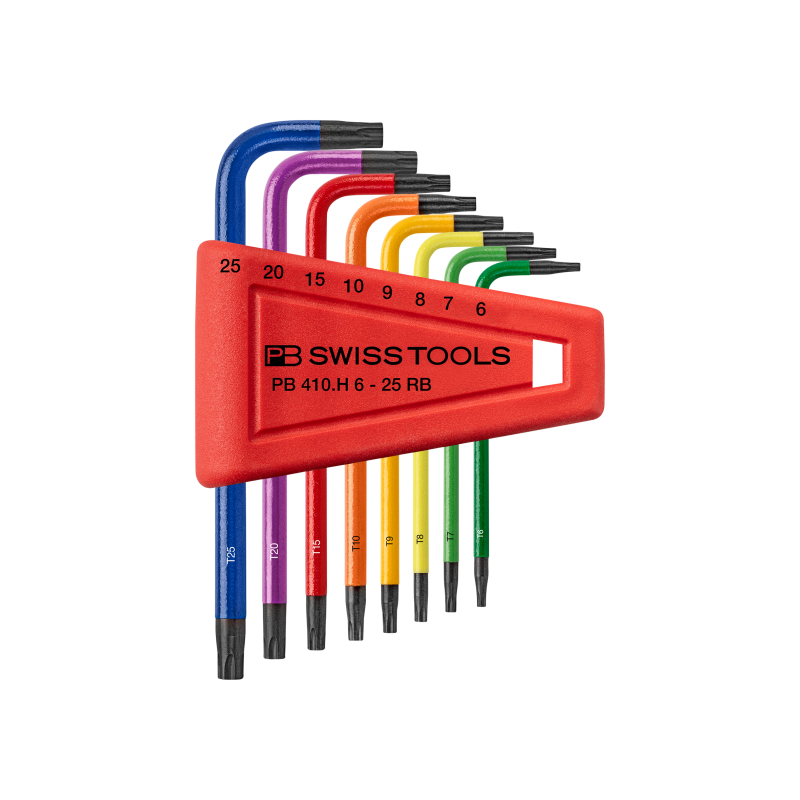 PB Swiss Tools PB 410.H 6-25 RB Winkelschraubenzieherset Torx®