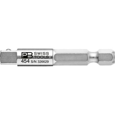 PB Swiss Tools PB 454 Verbindungsstück Sechskant 1/4" - Vierkant 1/4"