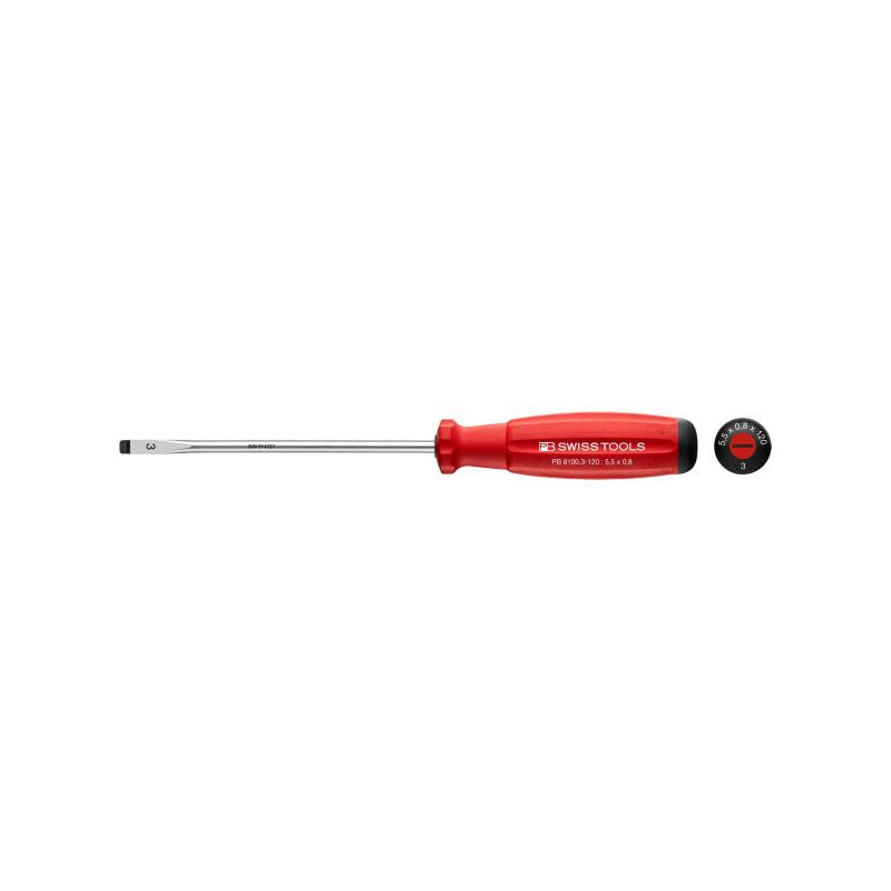 PB Swiss Tools PB 8100 SwissGrip Grösse 3 Schlitz Schraubenzieher