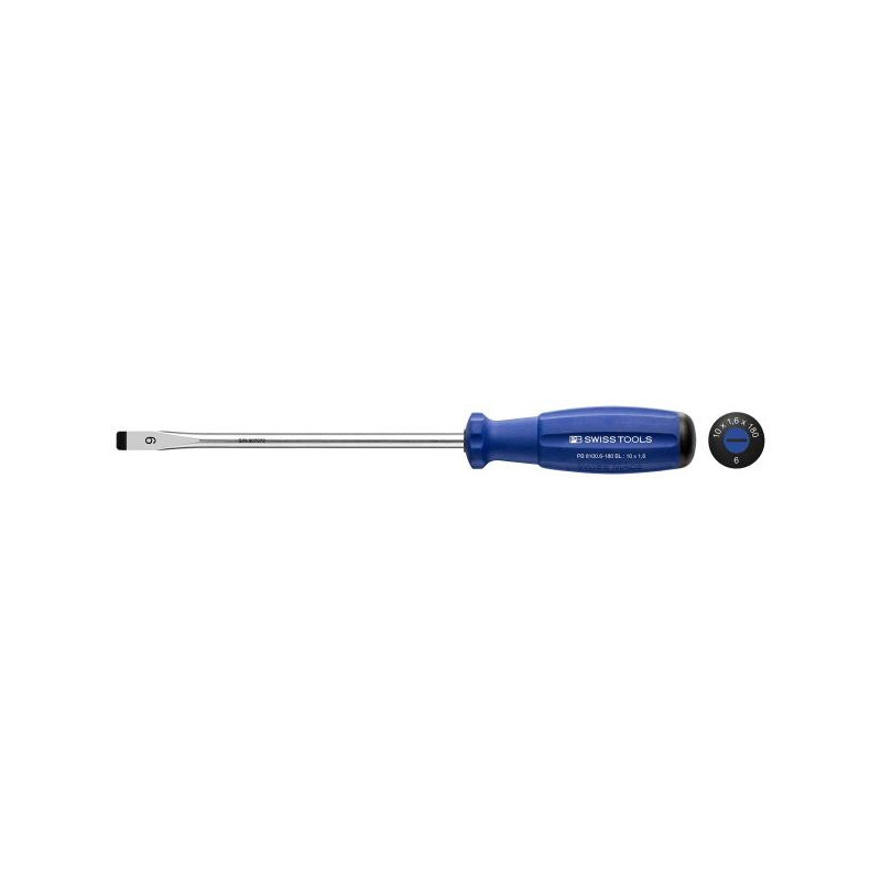 PB Swiss Tools PB 8100 RB SwissGrip Grösse 6 Schlitz Schraubenzieher