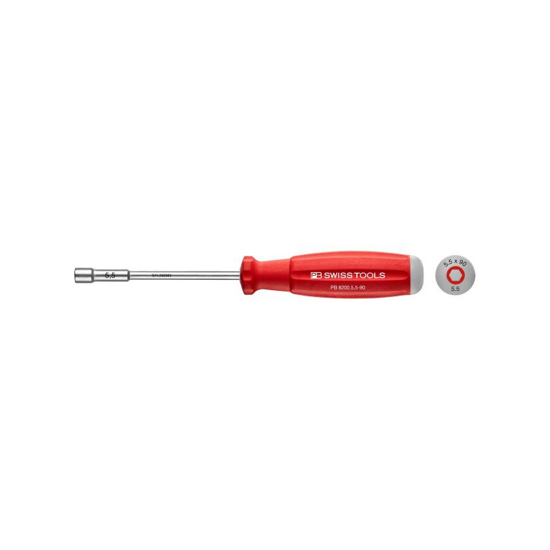 PB Swiss Tools PB 8200 SwissGrip Grösse 5.5 Steckschlüssel-Schraubenzieher