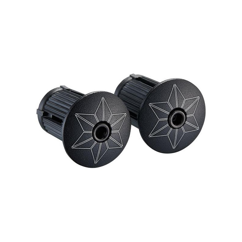 Supacaz Star Plugz black BP-05 Lenkerendstopfen