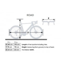 VELOSOCK Full Cover Standard For Road Bike Carbon Blue