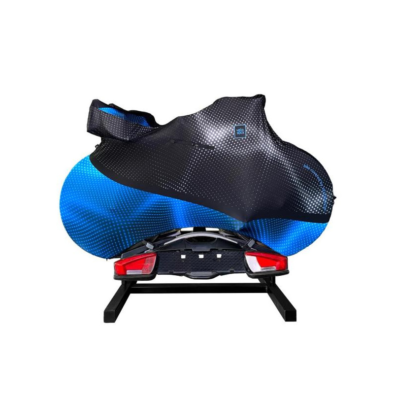 VELOSOCK Full Cover Waterproof For Triathlon Carbon Blue