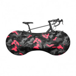 VELOSOCK Indoor Bike Cover Camo Black Pink