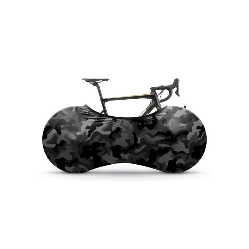 VELOSOCK Indoor Bike Cover Camo Black