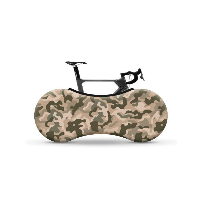 VELOSOCK Indoor Bike Cover Camo Khaki