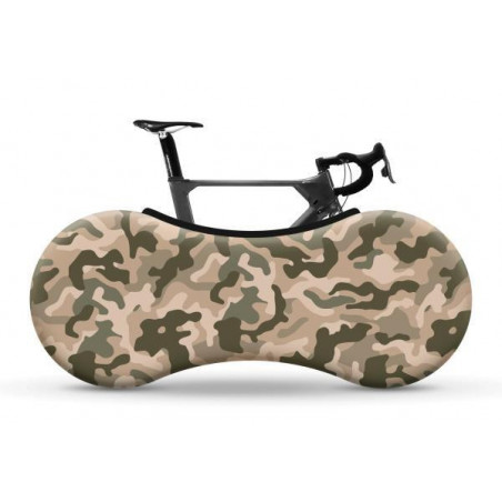 VELOSOCK Indoor Bike Cover Camo Khaki