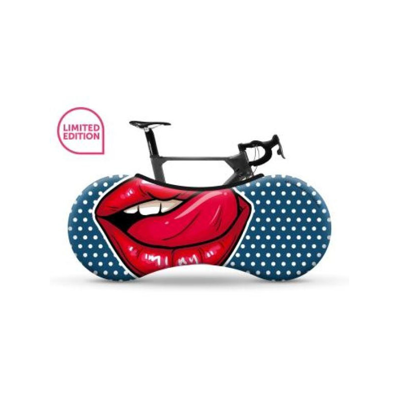 VELOSOCK Indoor Bike Cover Blue Kiss