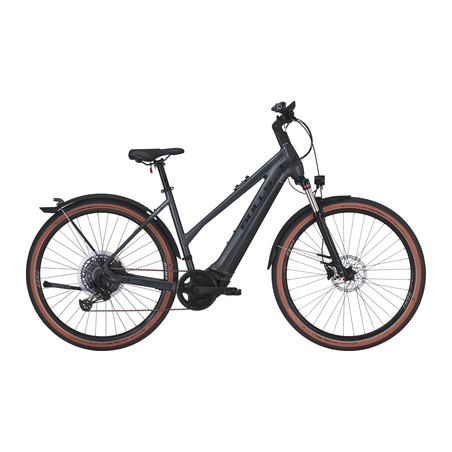BULLS Cross Rider EVO 2, 750 Wh, Trapez, grey matt