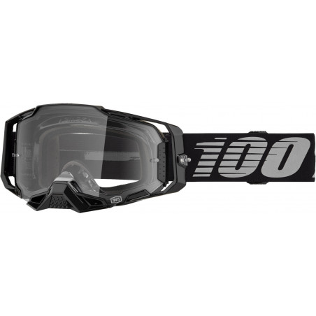 100percent Armega Goggle Black - Clear Lens
