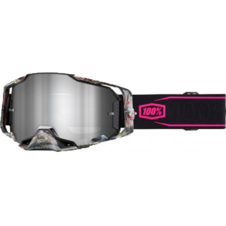 100percent Armega Goggle Sarcelle - Mirror Silver Lens