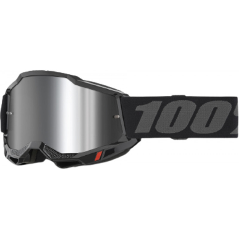 100percent Goggle Accuri 2 Black - Mirror Silver Lens