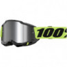 100percent Goggle Accuri 2 Neon Yellow - Mirror Silver Lens