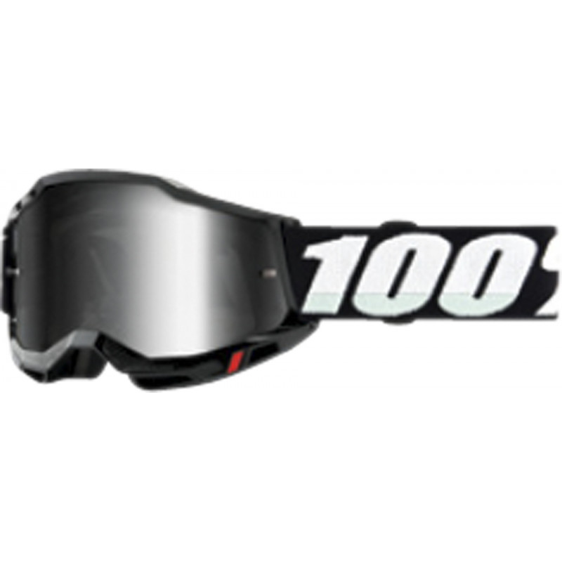 100percent Goggle Accuri 2 Junior Black - Mirror Silver Lens