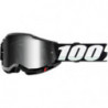 100percent Goggle Accuri 2 Junior Black - Mirror Silver Lens