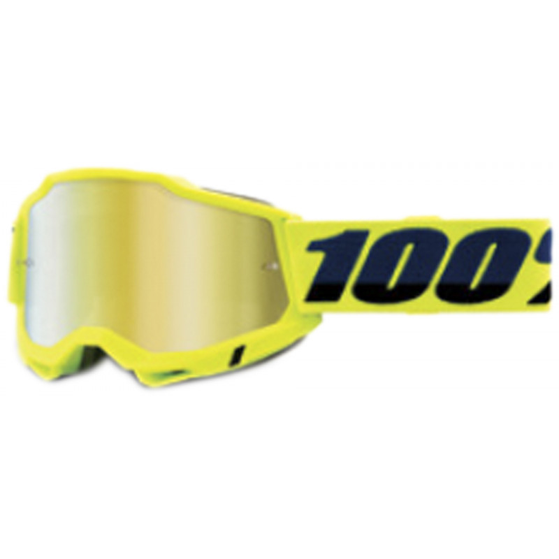 100percent Goggle Accuri 2 Junior Neon Yellow - Mirror Silver Lens