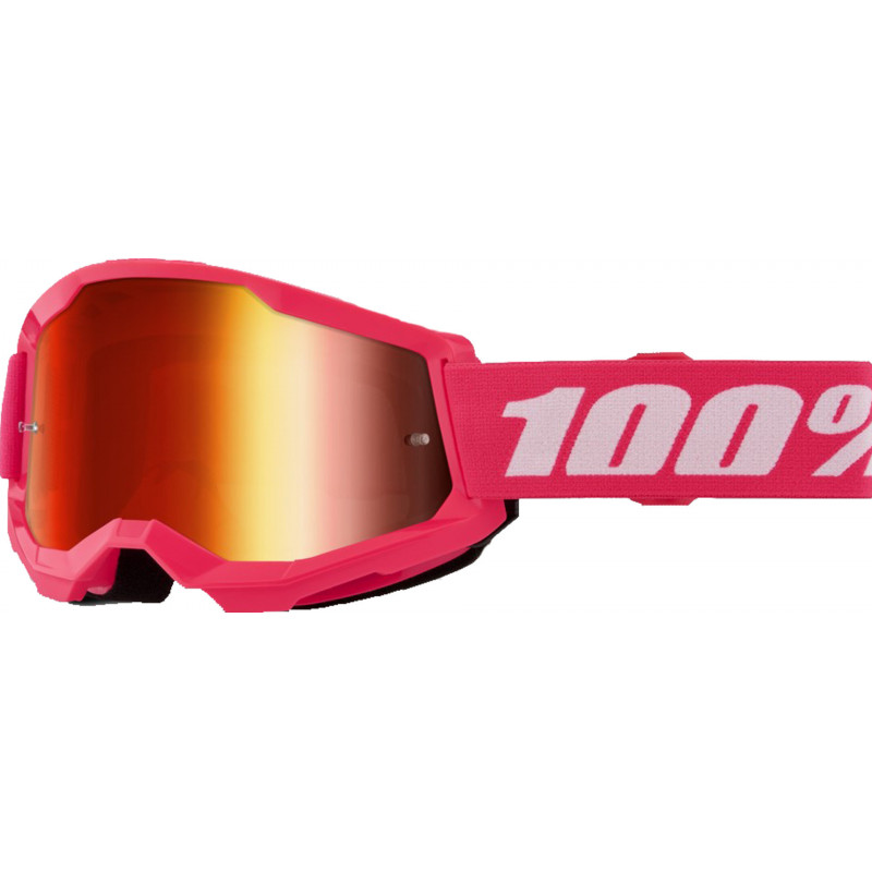 100percent Goggle Strata 2 Pink - Mirror Red Lens