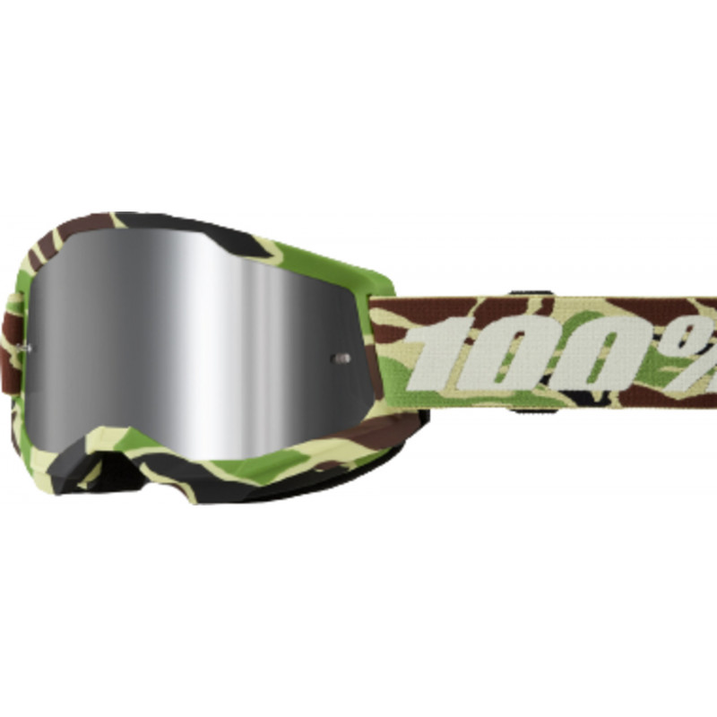 100percent Goggle Strata 2 War Camo - Mirror Silver Lens