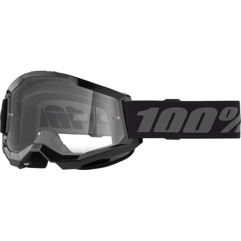 100percent Goggle Strata 2 Junior Black - Clear Lens