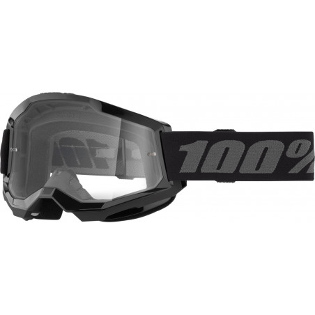 100percent Goggle Strata 2 Junior Black - Clear Lens