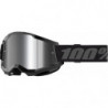 100percent Goggle Strata 2 Junior Black - Mirror Silver Lens