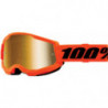 100percent Strata 2 Junior Goggle Neon Orange - Mirror True Gold L