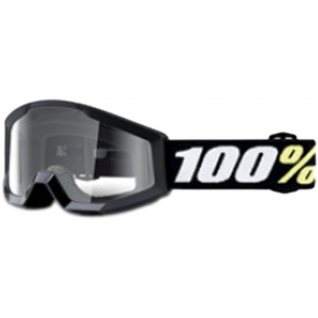 100percent Goggle Strata Mini Black - Clear Lens