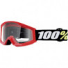 100percent Goggle Strata Mini Red - Clear Lens