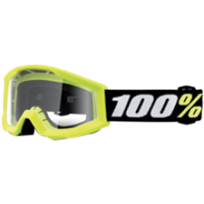 100percent Strata Mini Goggle Yellow - Clear Lens