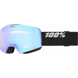 100percent NORG HiPER Goggle Black/Silver - Mirror Silver Lens
