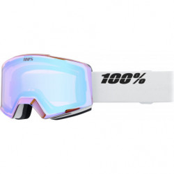 100percent NORG HiPER Goggle White/Green - Mirror Green Lens