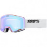100percent NORG HiPER Goggle White/Green - Mirror Green Lens