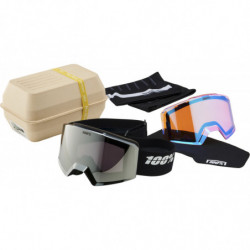 100percent NORG HiPER Goggle White/Green - Mirror Green Lens