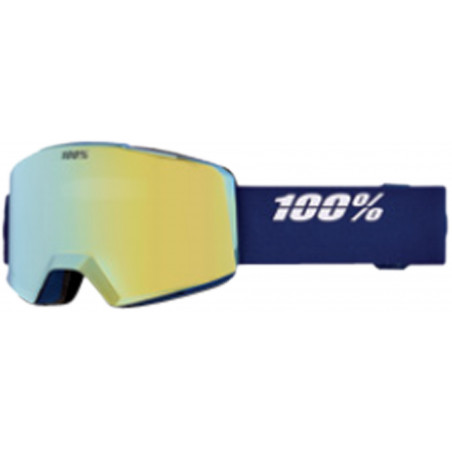 100percent NORG HiPER Goggle Deep Teal - Mirror Yellow Gold Lens