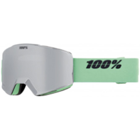 100percent NORG HiPER Goggle Pistachio - Mirror Silver Lens