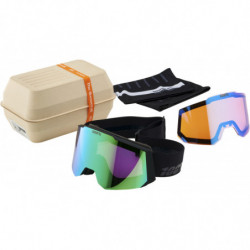 100percent SNOWCRAFT HiPER Goggle Black/Green - Mirror Green Lens