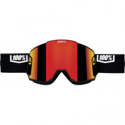 100percent Snowcraft XL Hiper Goggle Black/White - Mirror White Lens