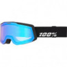100percent SNOWCRAFT S HiPER Goggle Black/Silver - Mirror Silver Lens
