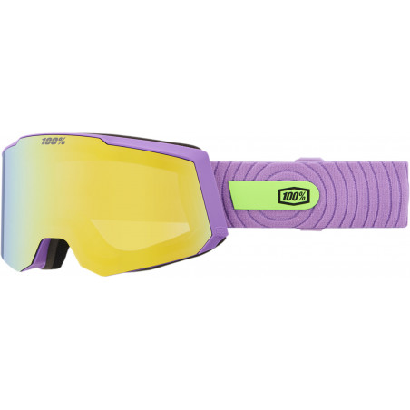 100percent Snowcraft S Hiper Goggle Smoothie - Mirror Yellow Gold