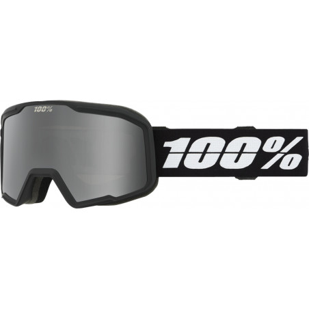 100percent Valnor Goggle Black/Silver - Silver Mirror Lens
